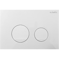 Клавиша смыва Esbano Slim-37GW ESINSLM37GW Белая глянцевая