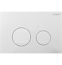 Клавиша смыва Esbano Slim-37GW ESINSLM37GW Белая глянцевая