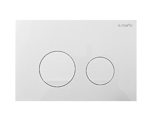 Клавиша смыва Esbano Slim-37GW ESINSLM37GW Белая глянцевая