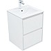 Тумба под раковину Aquanet Милан 50 336366 подвесная Белый глянец