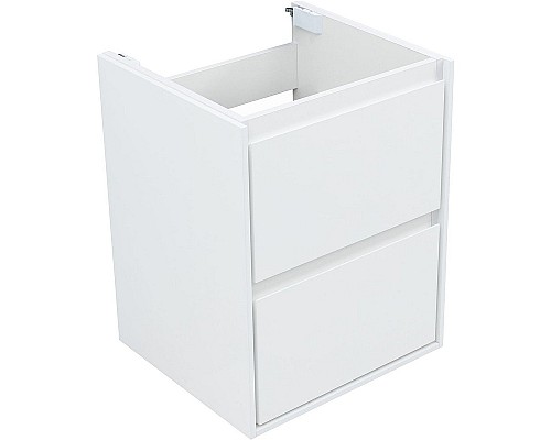 Тумба под раковину Aquanet Милан 50 336366 подвесная Белый глянец
