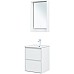 Тумба под раковину Aquanet Милан 50 336366 подвесная Белый глянец