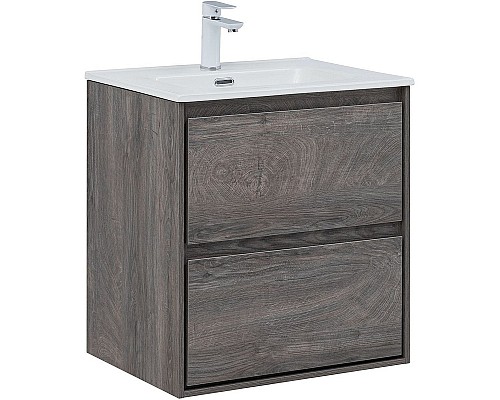 Тумба под раковину Aquanet Милан 60 336372 подвесная Дуб рошелье