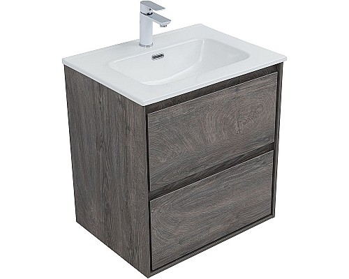 Тумба под раковину Aquanet Милан 60 336372 подвесная Дуб рошелье