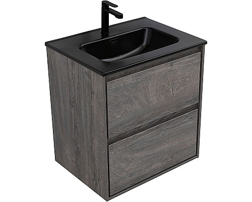 Тумба под раковину Aquanet Милан 60 336372 подвесная Дуб рошелье