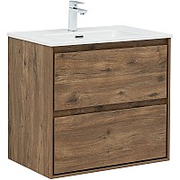 Тумба под раковину Aquanet Милан 70 336378 подвесная Дуб рустикальный