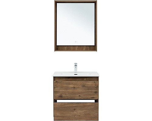 Тумба под раковину Aquanet Милан 70 336378 подвесная Дуб рустикальный
