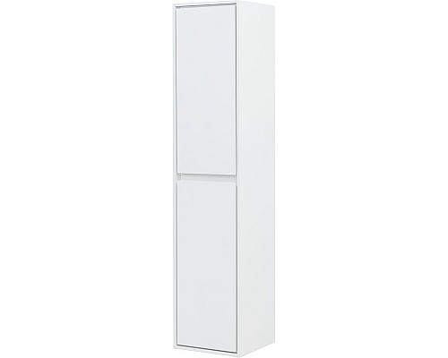 Шкаф пенал Aquanet Милан 35 336386 подвесной Белый глянец