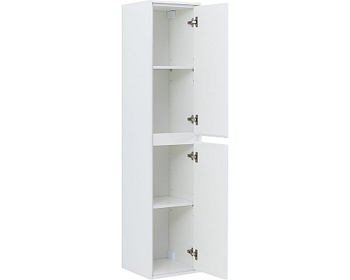 Шкаф пенал Aquanet Милан 35 336386 подвесной Белый глянец