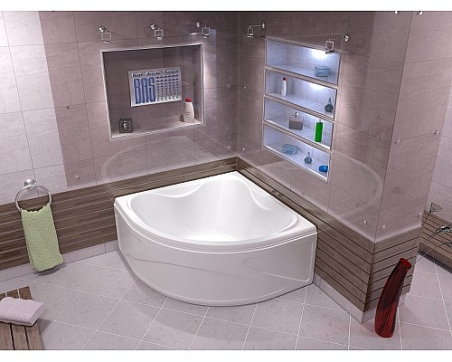 Акриловая ванна Bas Риола 135x135 В 00030 без гидромассажа