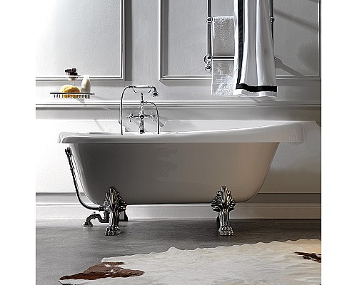 Акриловая ванна Kerasan Retro 170x77 105590 Белый Хром