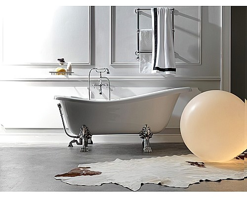 Акриловая ванна Kerasan Retro 170x77 105590 Белый Хром