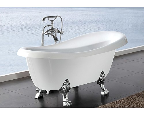 Акриловая ванна Kerasan Retro 170x77 105590 Белый Хром