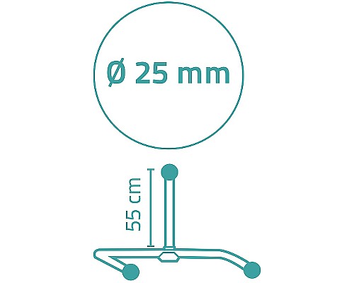 Штанга опорная Ridder Wien 59610 Алюминевая