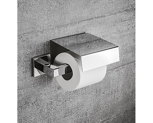 Держатель туалетной бумаги с крышкой Colombo Design Basic Q B3791.CR Хром