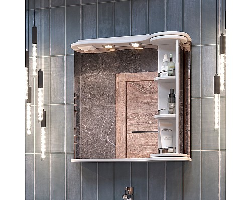 Зеркало со шкафом Vigo Callao 70 zsh.CAL.70.El с подсветкой Белое