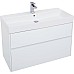 Комплект мебели для ванной Aquanet Бруклин 100 207800 подвесной Белый глянец
