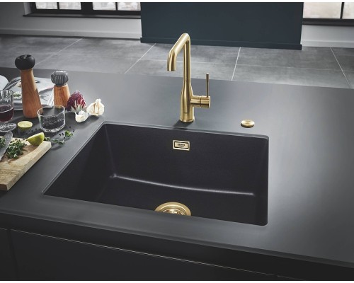 Кухонная мойка Grohe K700 61 Черный гранит