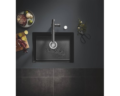 Кухонная мойка Grohe K700 61 Черный гранит