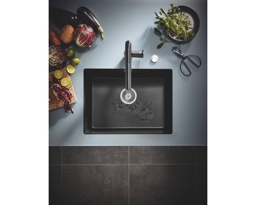 Кухонная мойка Grohe K700 61 Черный гранит