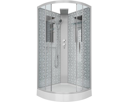 Душевая кабина Niagara Luxe NG-7715WBK 90x90 без гидромассажа