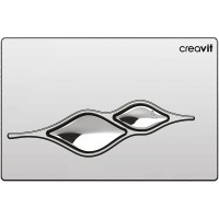 Клавиша смыва Creavit Ufo Хром глянцевая