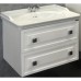 Тумба с раковиной Comforty Феррара 80 подвесная Белая