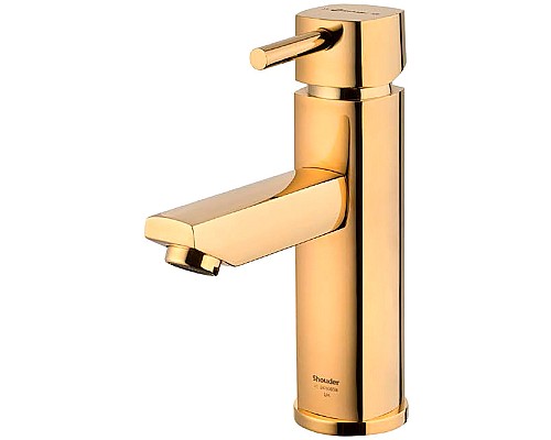 Смеситель для раковины Shouder Unique 0170206 Золото
