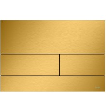 Клавиша смыва Tece Square II (9240838) для унитаза PVD Brushed Gold Optic