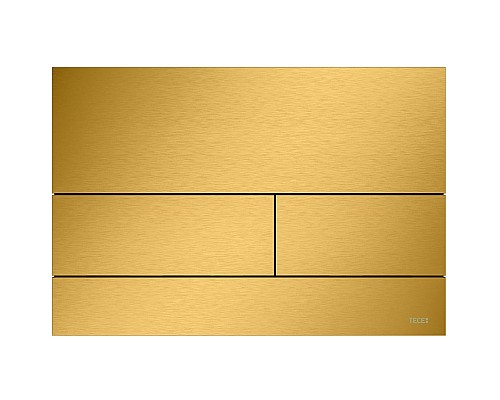 Клавиша смыва Tece Square II 9240847 (9240838) для унитаза PVD Brushed Gold Optic