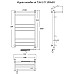 Электрический полотенцесушитель Тругор Идеал Комби 3 элТЭН 100x50 с полкой Хром