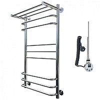 Электрический полотенцесушитель Тругор Идеал Комби 3 элТЭН 100x50 с полкой Хром