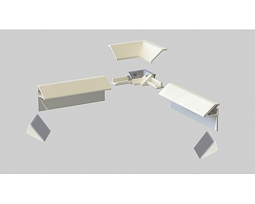 Комплект декоративных планок Altasan KDP140 Белый