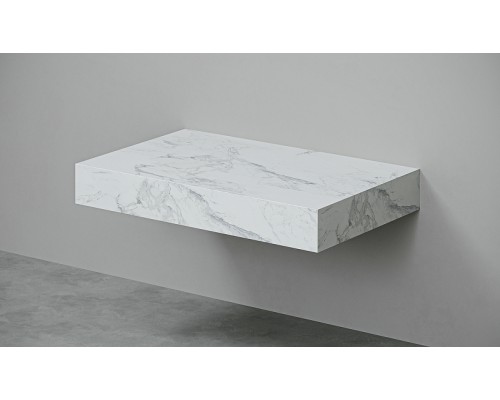 Столешница под раковину Velvex Unique Unit 80 st.UNI.80-630 Белый мрамор