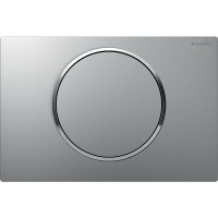 Клавиша смыва Geberit Sigma 10 Матовый хром лакированный, глянцевый хром