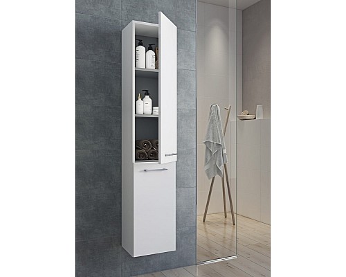 Шкаф пенал Cersanit Lara 30 63417 подвесной Орех