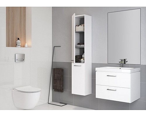 Шкаф пенал Cersanit Lara 30 63417 подвесной Орех