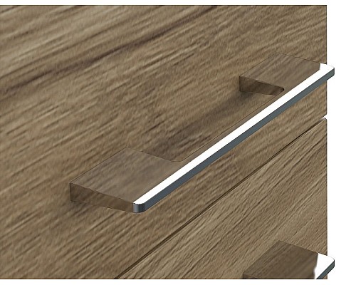 Шкаф пенал Cersanit Lara 30 63417 подвесной Орех