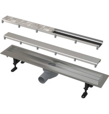 Душевой лоток Alcaplast Fit and Go (APZ13-DOUBLE9-950) с решеткой Хром / полая под плитку