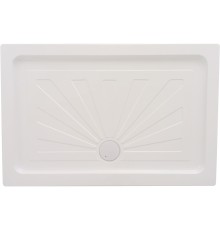 Душевой поддон из АБС-пластика Ceruttispa QR120/90 120х90 7750 Белый