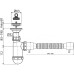 Сифон для раковины Alcaplast (A41+A71) Хром