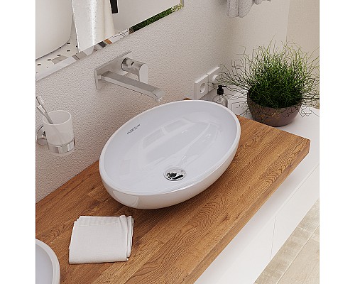 Раковина-чаша Sanita Luxe Ringo 53 WB.CT/Ringo/53-N/WHT.G/S1 Белая