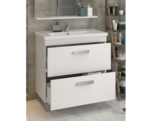 Тумба под раковину Vigo Nova 80 tn.NOV.MIR.80.2Y Белая
