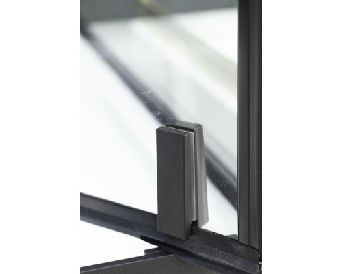 Душевой уголок Niagara Nova NG-6801-08 BLACK 90х90 профиль Черный стекло прозрачное