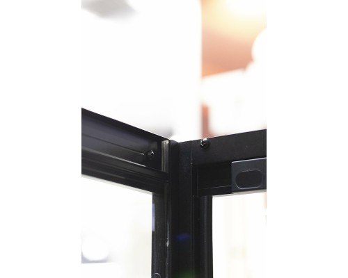 Душевой уголок Niagara Nova NG-6801-08 BLACK 90х90 профиль Черный стекло прозрачное