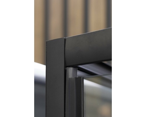 Душевой уголок Niagara Nova NG-6801-08 BLACK 90х90 профиль Черный стекло прозрачное