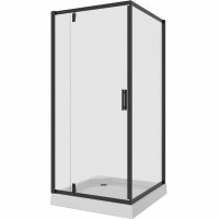 Душевой уголок Niagara Nova NG-6801-08 BLACK 90х90 профиль Черный стекло прозрачное