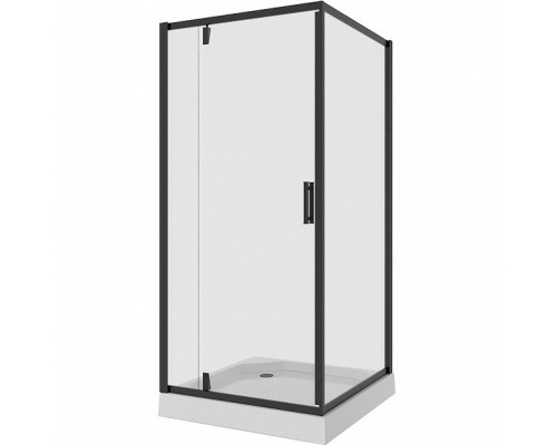 Душевой уголок Niagara Nova NG-6801-08 BLACK 90х90 профиль Черный стекло прозрачное
