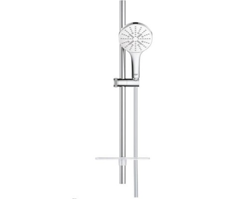 Душевой гарнитур Grohe Rainshower SmartActive Белая луна Хром