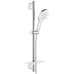 Душевой гарнитур Grohe Rainshower SmartActive Белая луна Хром